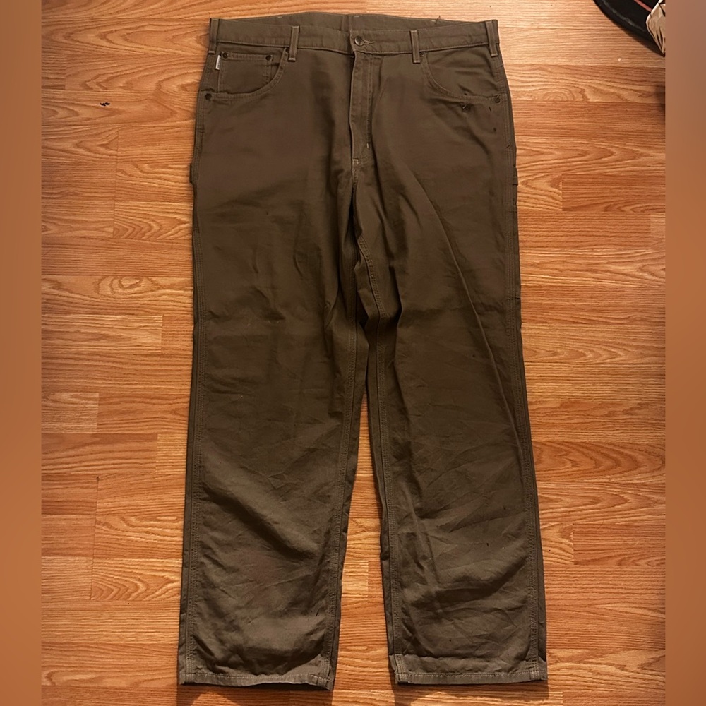 Carhartt Men's Dark Brown Carpenter Pants
